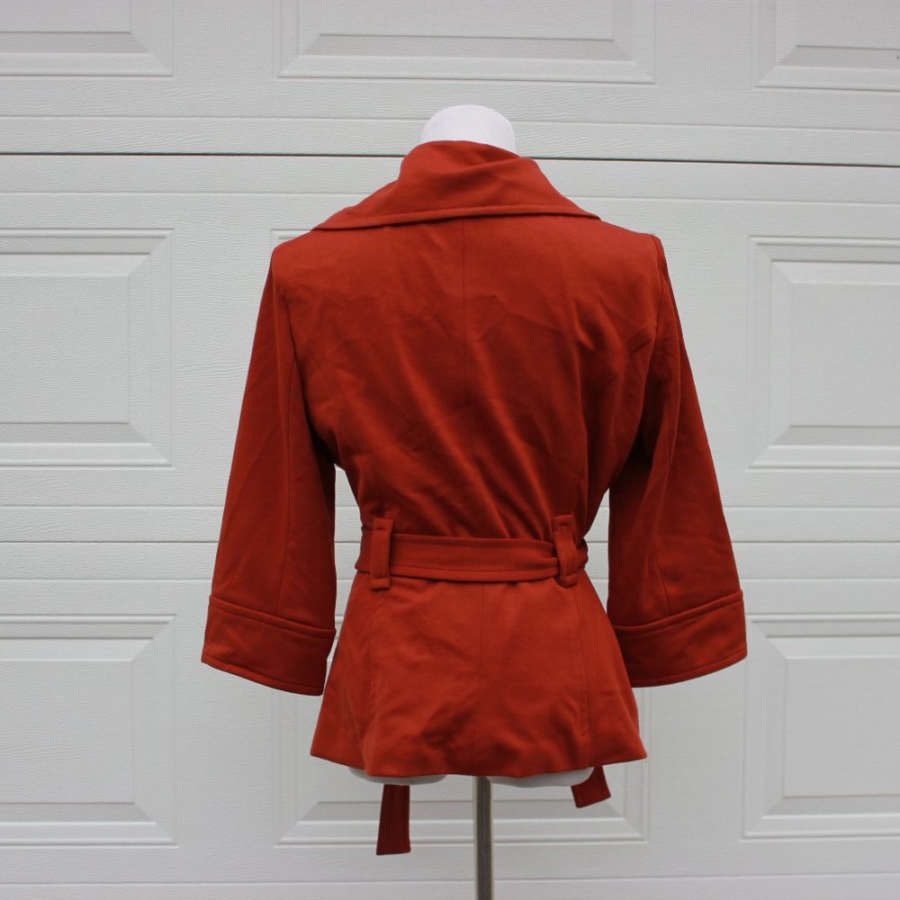 Valerie Bertinelli Fall Cross Over Jacket with tie belt - Picture 7 of 15
